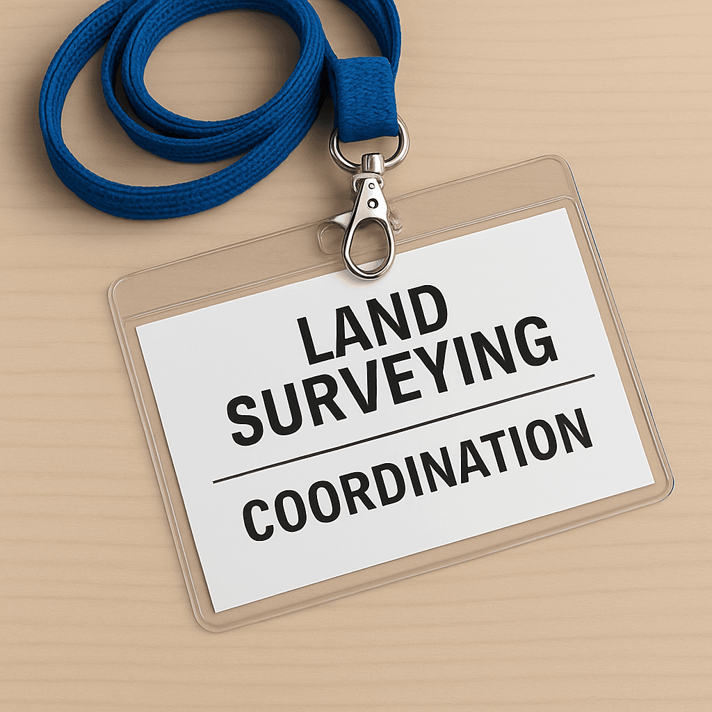 Land Surveying Coordination