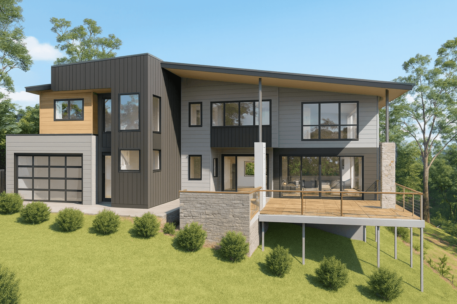 Sloping Block Design