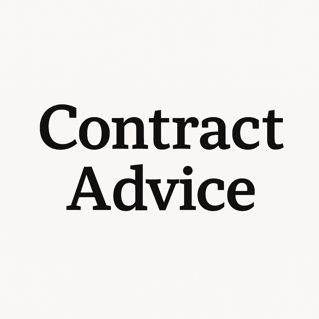 Contract Advice
